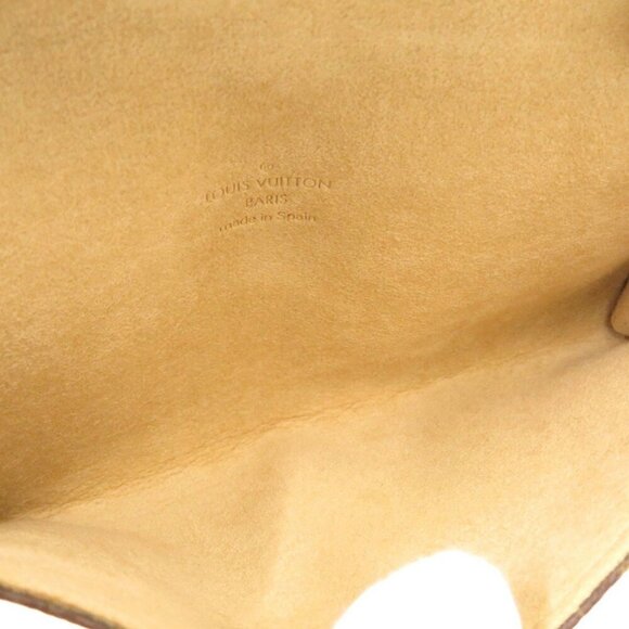 LOUIS VUITTON Authentic Brown Monogram Pochette Shoulder Bag - Picture 5 of 8